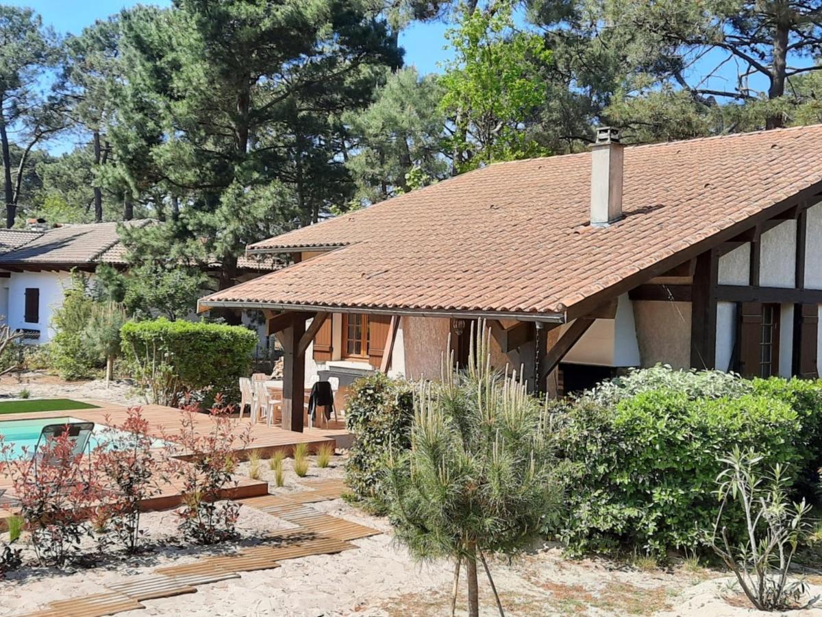 Grande Maison Landaise Avec Piscine Privee, Proche Plage, Pour 8 Personnes A Biscarrosse - Fr-1-319-398 Exterior photo